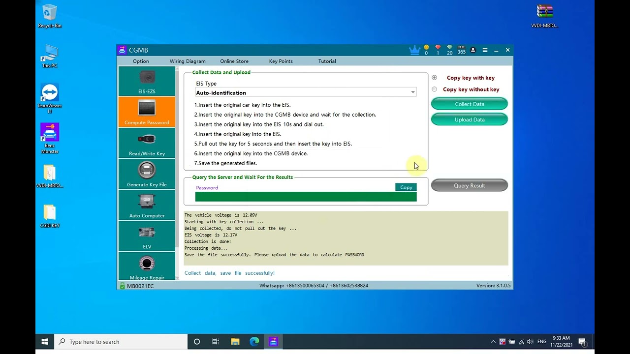 CGDI MB to Program CGDI ELV Simulator Renew ESL