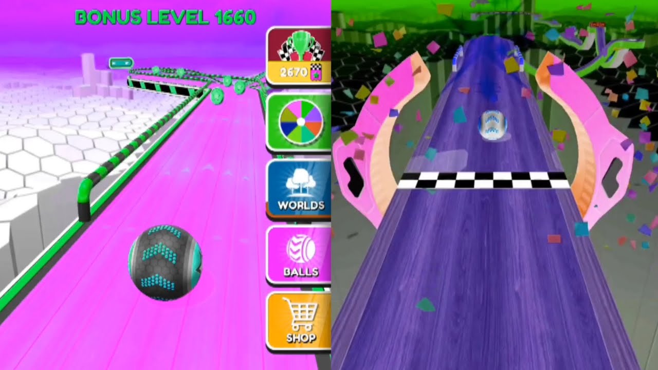 Going Balls vs Reverse Speed Run   Walkthrough ,iOS Android Colour Ball Run New Update ( part :245 )