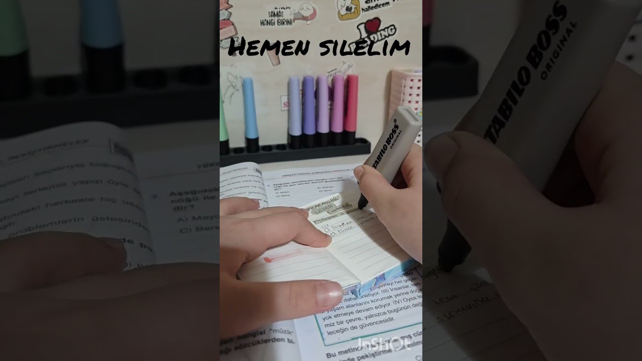Sınava çalışıyorum -1