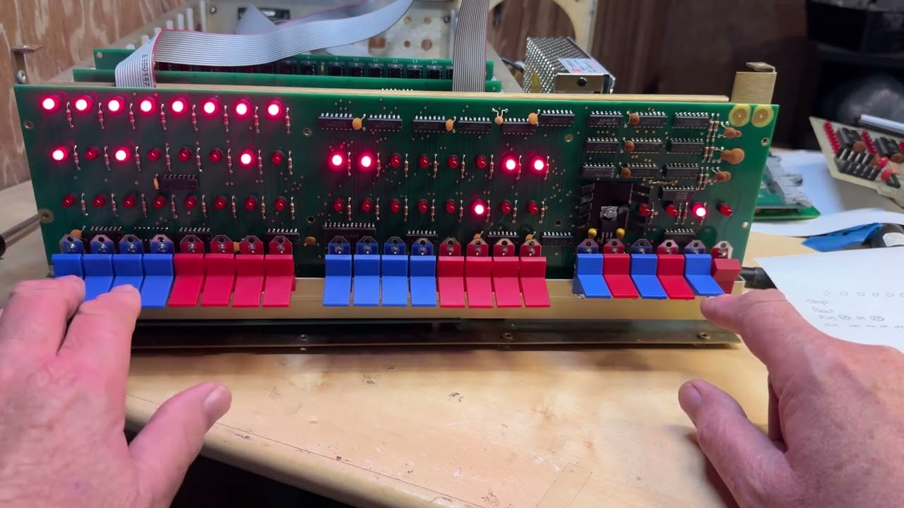 IMSAI 8080 - 11 - Reproduction CP-A (Control Panel) Full Testing