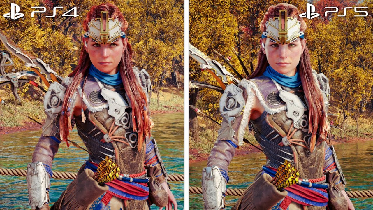 HORIZON FORBIDDEN WEST | PS4 vs PS5 Comparison