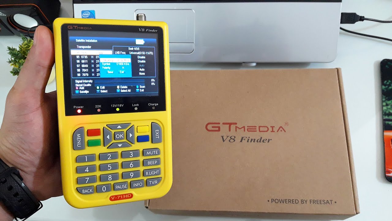 احترف ضبط الاقمار الصناعيه 📡 وتركيب الاطباق والكاميرات بجهاز GTmedia v8 finder السحرى freesat  سابقا