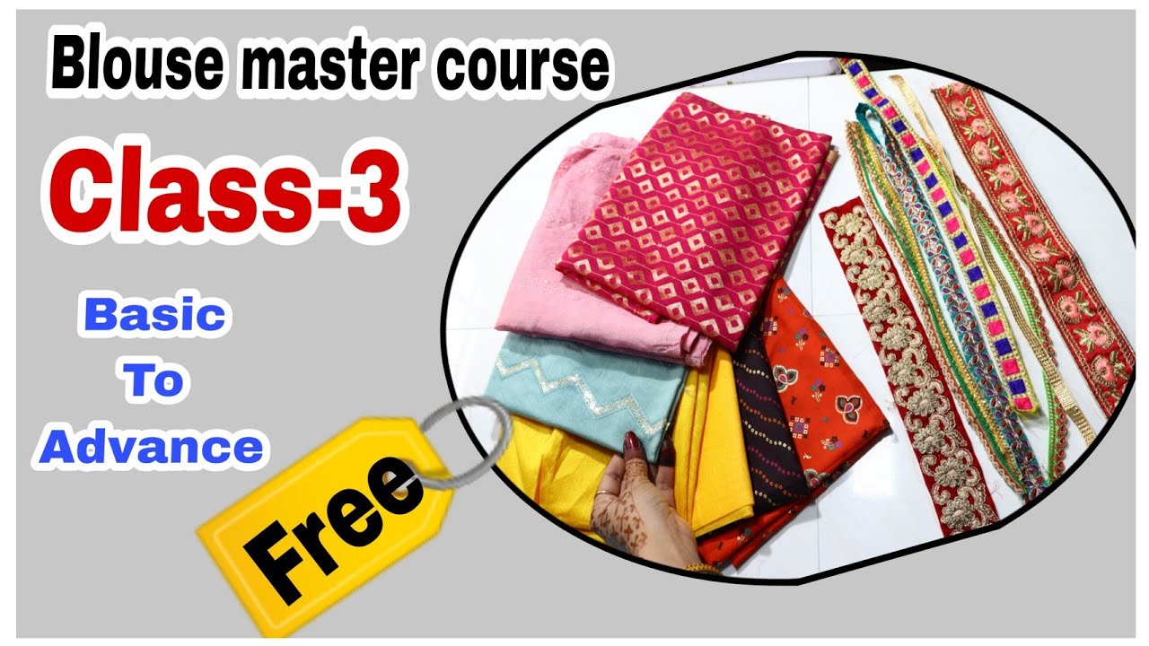 Basic To Advance blouse master course class-3 /Blouse cutting and stitching method /Stylo Boutique