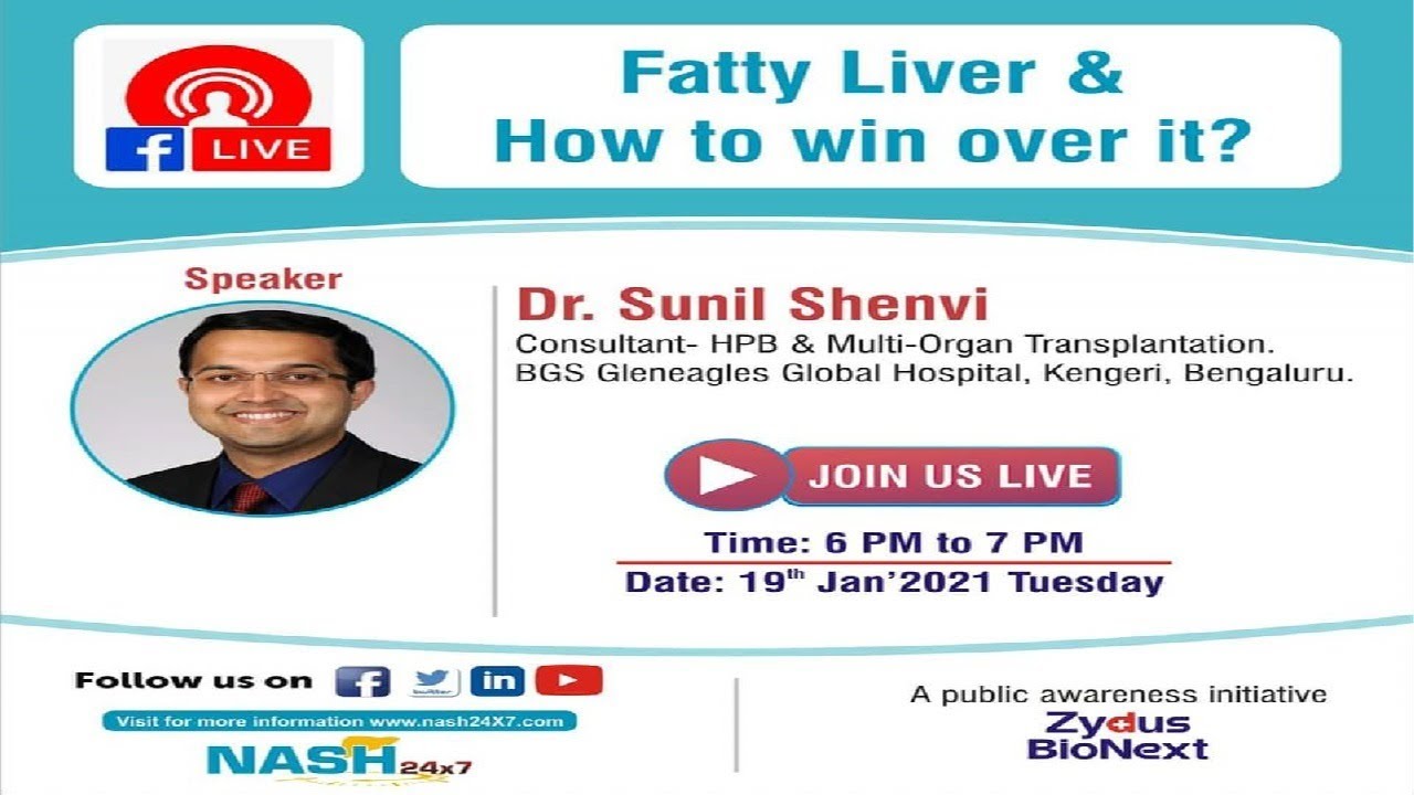 Fatty Liver and How to win over it : Expert talk by Dr Sunil Shenvi