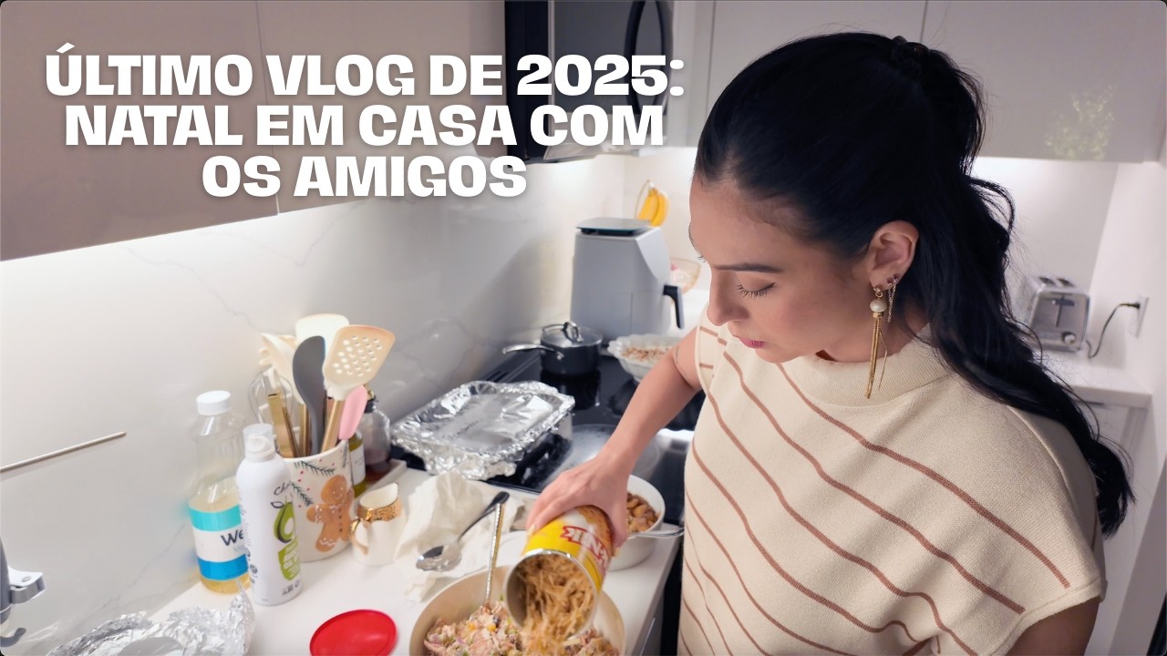 Vlog de Natal, muita comida boa, amigos e significado do Natal