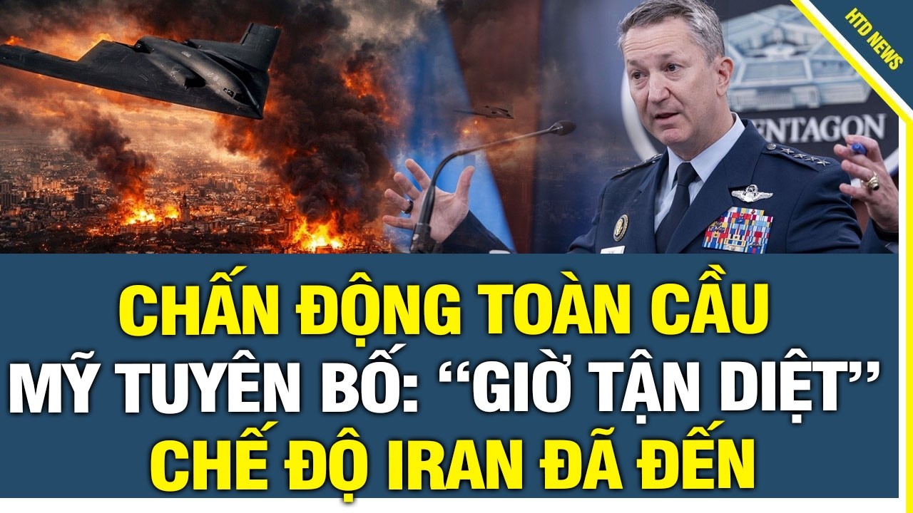 CHẤN ĐỘNG TOÀN CẦU: Tổng Tham Mưu Trưởng liên quân Mỹ tuyên bố “GIỜ TẬN DIỆT” chế độ Iran đã đến.