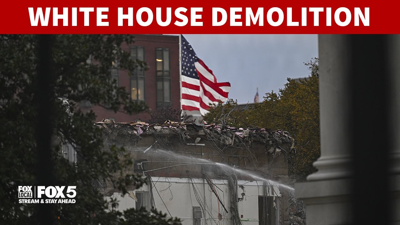 White House East Wing demolition set to be complete by weekend