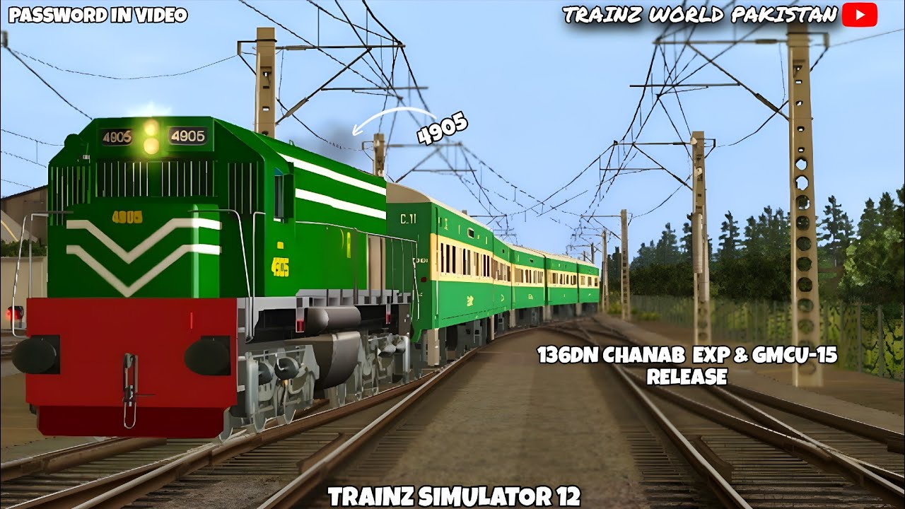 ||136DN CHANAB EXP JOURNEY & GMCU RELEASE||4905||TRAINZ SIMULATOR PC||