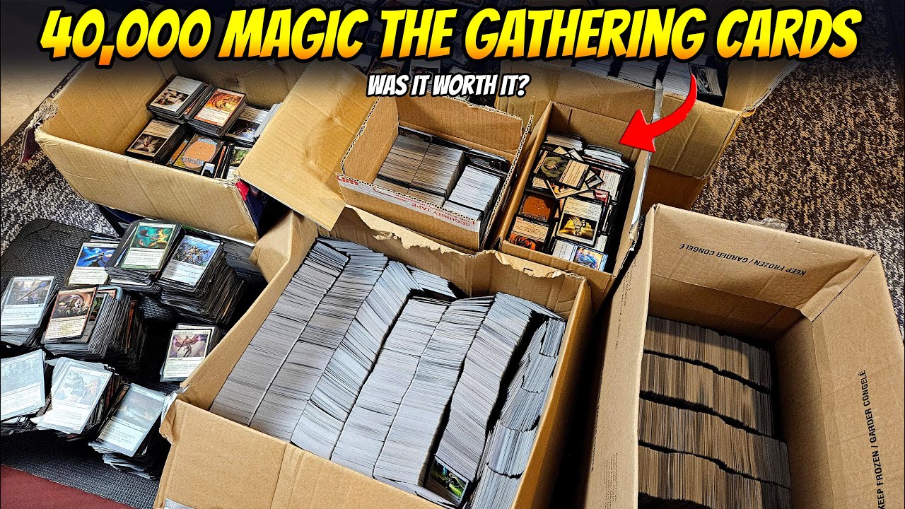 I Bought ~40,000 Magic Cards for $120... Was it Worth it? MTG Random Buy Part 1