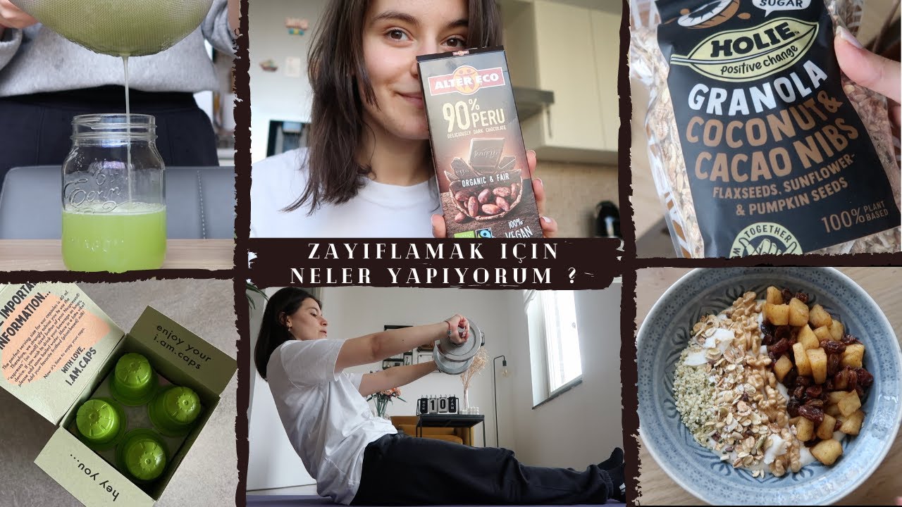 Zayıflamak İçin Neler Yiyorum? 3 Günlük Beslenme + Spor Rutinim, Aralıklı Oruç, Matcha Kapsülleri