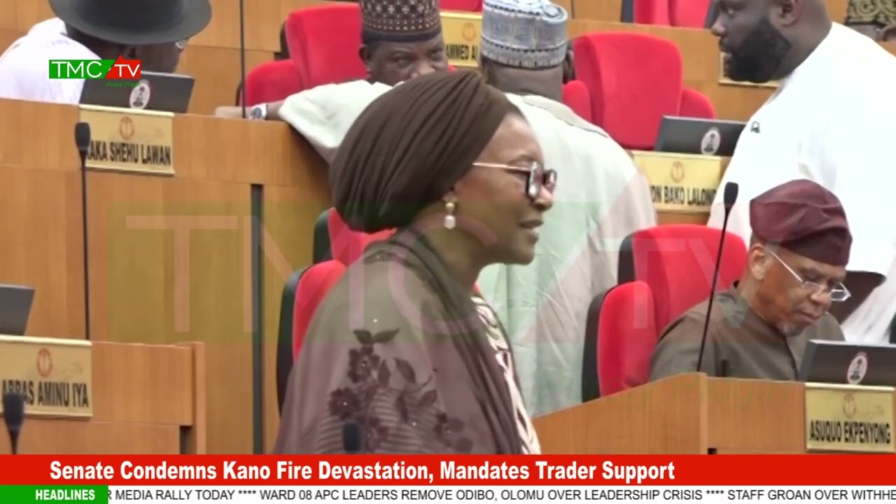 Senate Condemns Kano Fire Devastation, Mandates Trader Support
