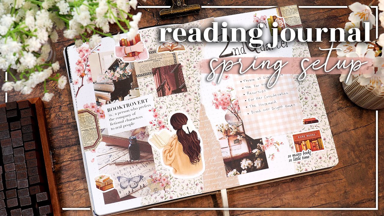 📚 Reading Journal Setup for Spring 2024 // 2nd Quarter Layout & Books