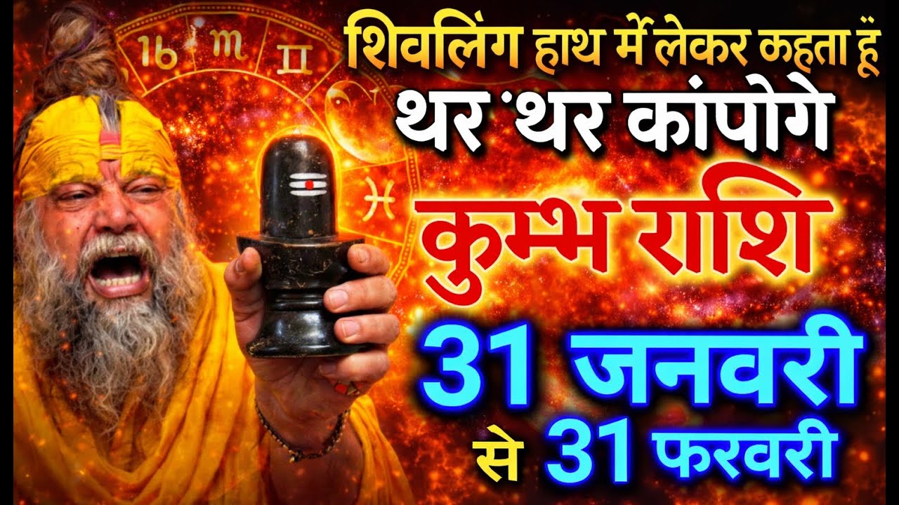 S नाम वालों 31 जनवरी से 31 फरवरी शिवलिंग हाथ में लेकर कहता हूं बड़ी विचित्र घटना होगी | kumbh rashi
