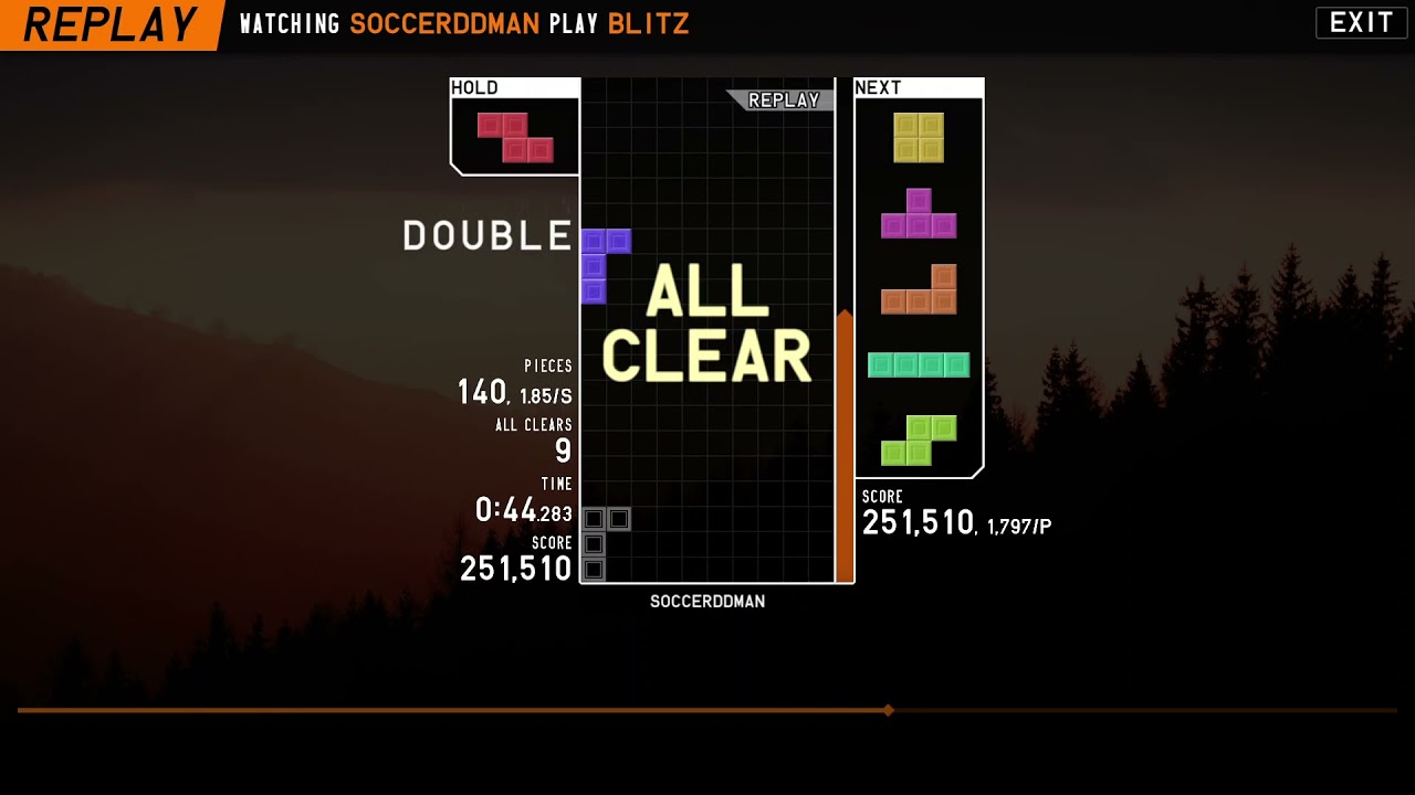 Blitz PB using SDPC DPC Loop (top 300 global) [Tetr.io]