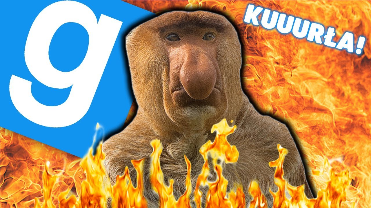 UKRYTY PŁOMIENNY NOSACZ! || GARRY'S MOD (z: Mandzio, Bladii, Alien, Kubson, Diabeuu)