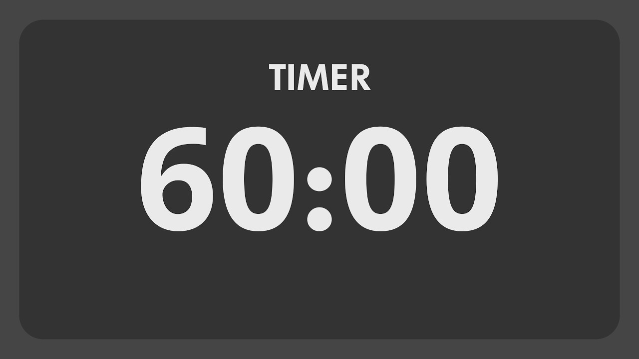 1 Hour Timer