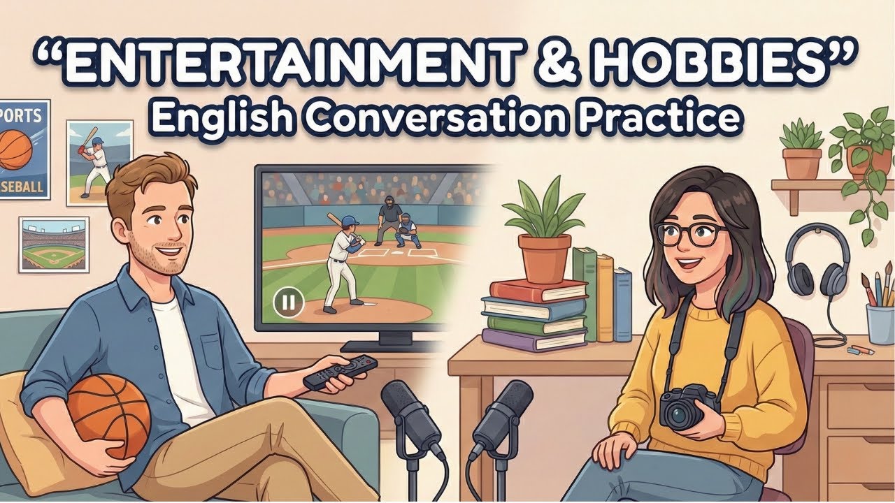 Learn English Entertainment Vocabulary | Movies, Music, Sports & Hobbies for Beginners