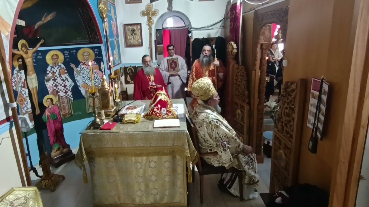 Χειροτονία του πατρός Ιακώβου σε πρεσβύτερο στην Ιερά Μονή Αγίου Αρτεμίου Κορυδαλλού.