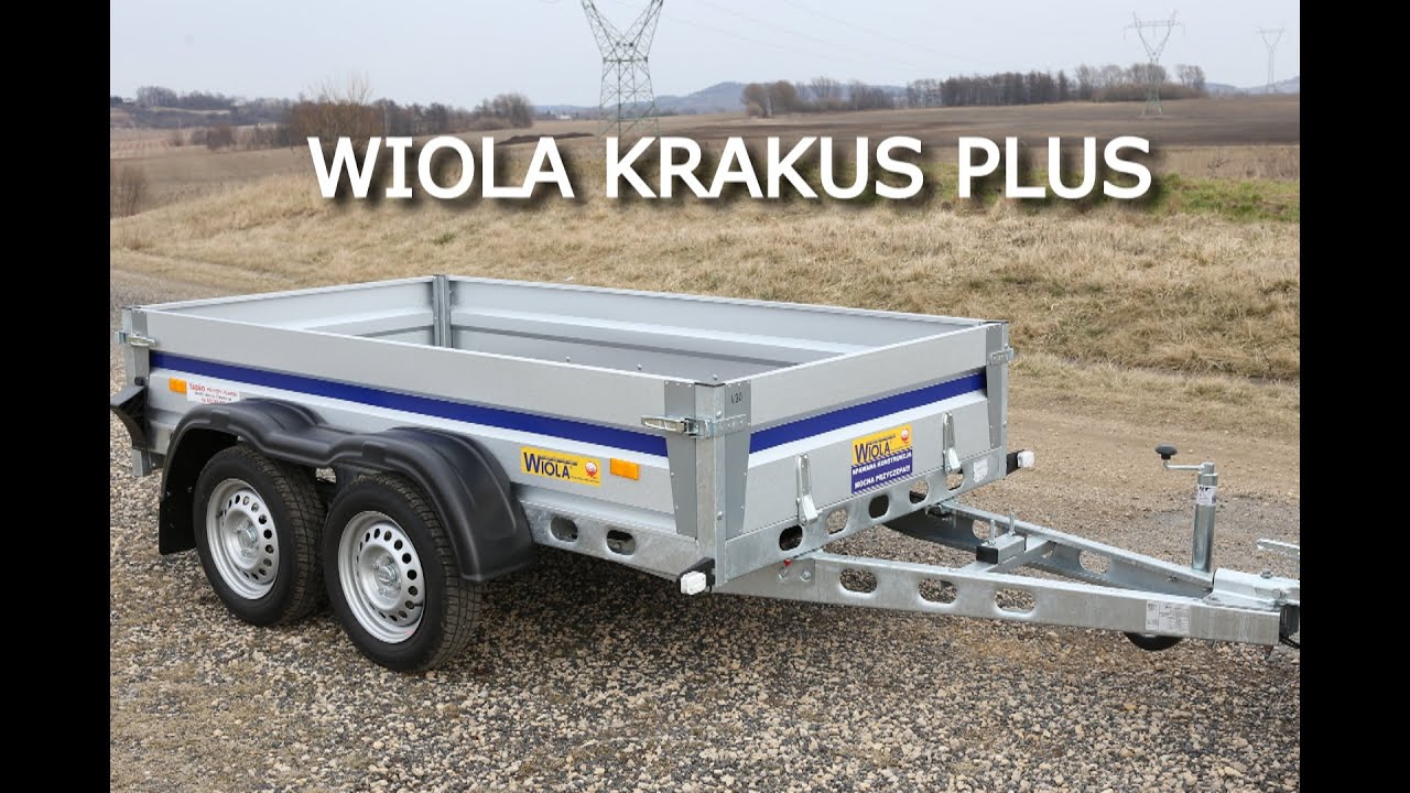 Wiola Krakus Plus +  Mocna przyczepa towarowa. Opinia po kilku latach użytkowania. Recenzja