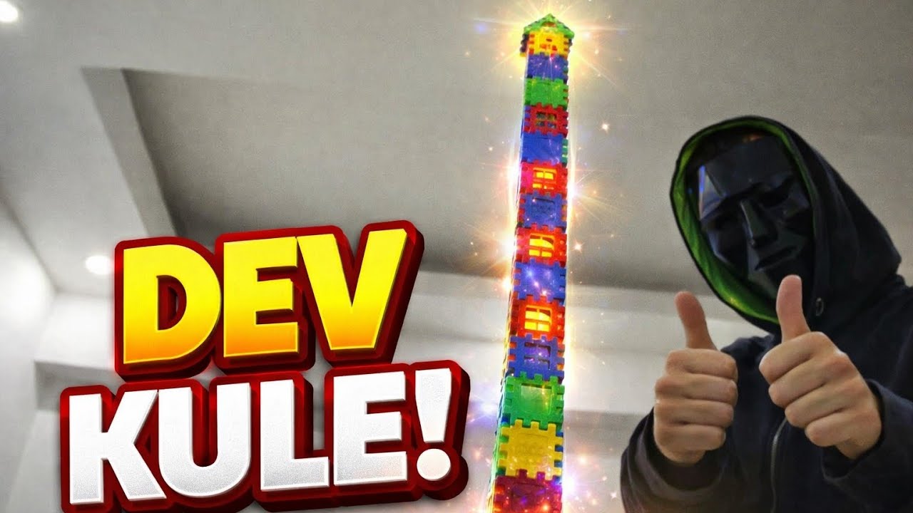 LEGO Puzzle City 3D Yapı ve Tasarım Blokları ile Hayalinin İnşa et! Dev Kule İnşa Ettim!