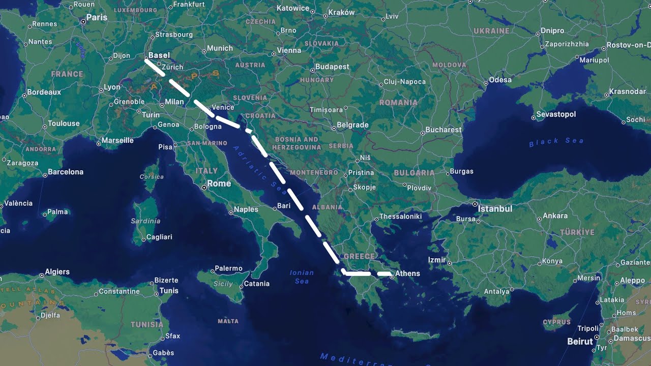 Basel to Athens (LFSB-LGAV) - 21/1/2026