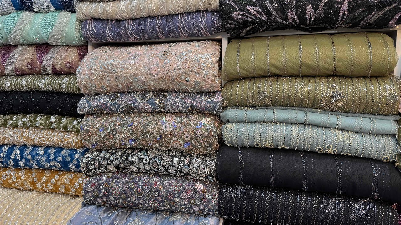 WooW❤️🫴🔥Cutdana work embroidery designs🔥😍| Mashallah Fabrics | Contact Number 03205090475