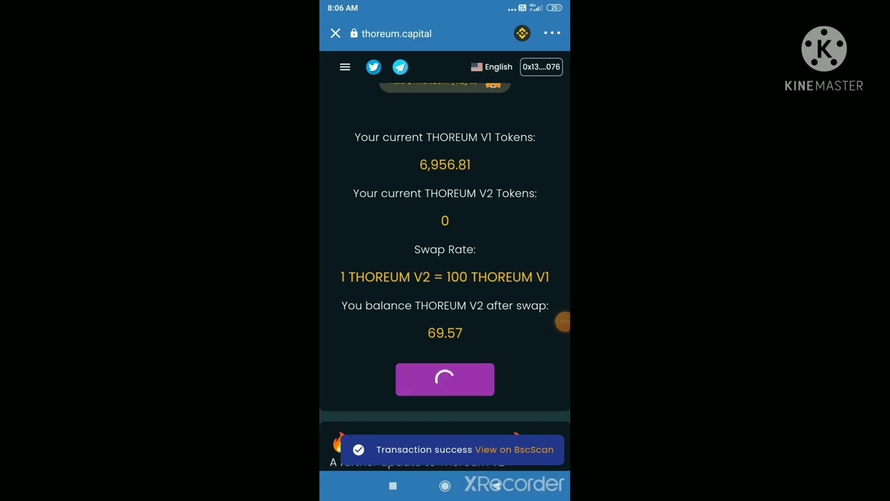 THOREUM MIGRATION VERSION 1 TO VERSION 2