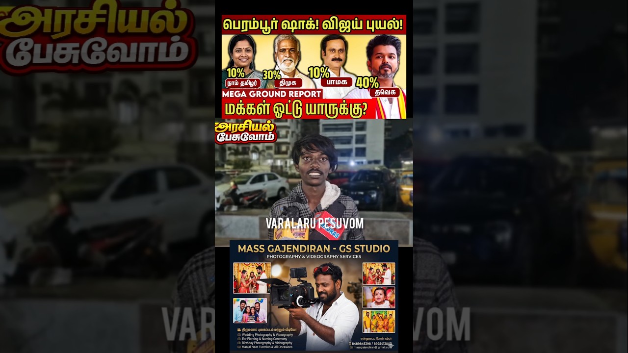 விஜய் பார்த்து ஓட்டு போடுவீங்களா? #dmkvsvijay #vijayspeech #ntk #2026election #publicopinion #shorts