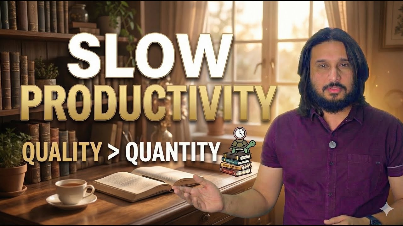 Slow Productivity: Quality over Quantity | The Vineet Way 