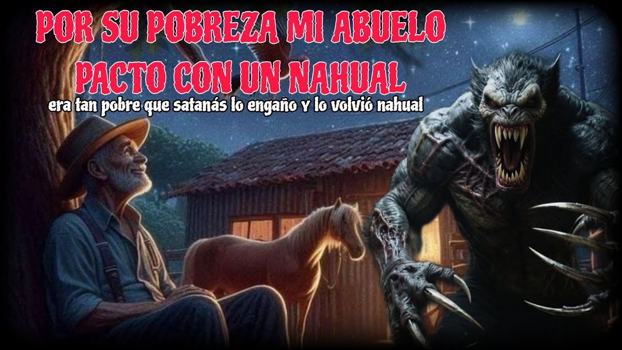 POR SU MALDITA POBREZA MI ABUELO SE VOLVIÓ UN NAHUAL / pacto con satanás y termino engañado.