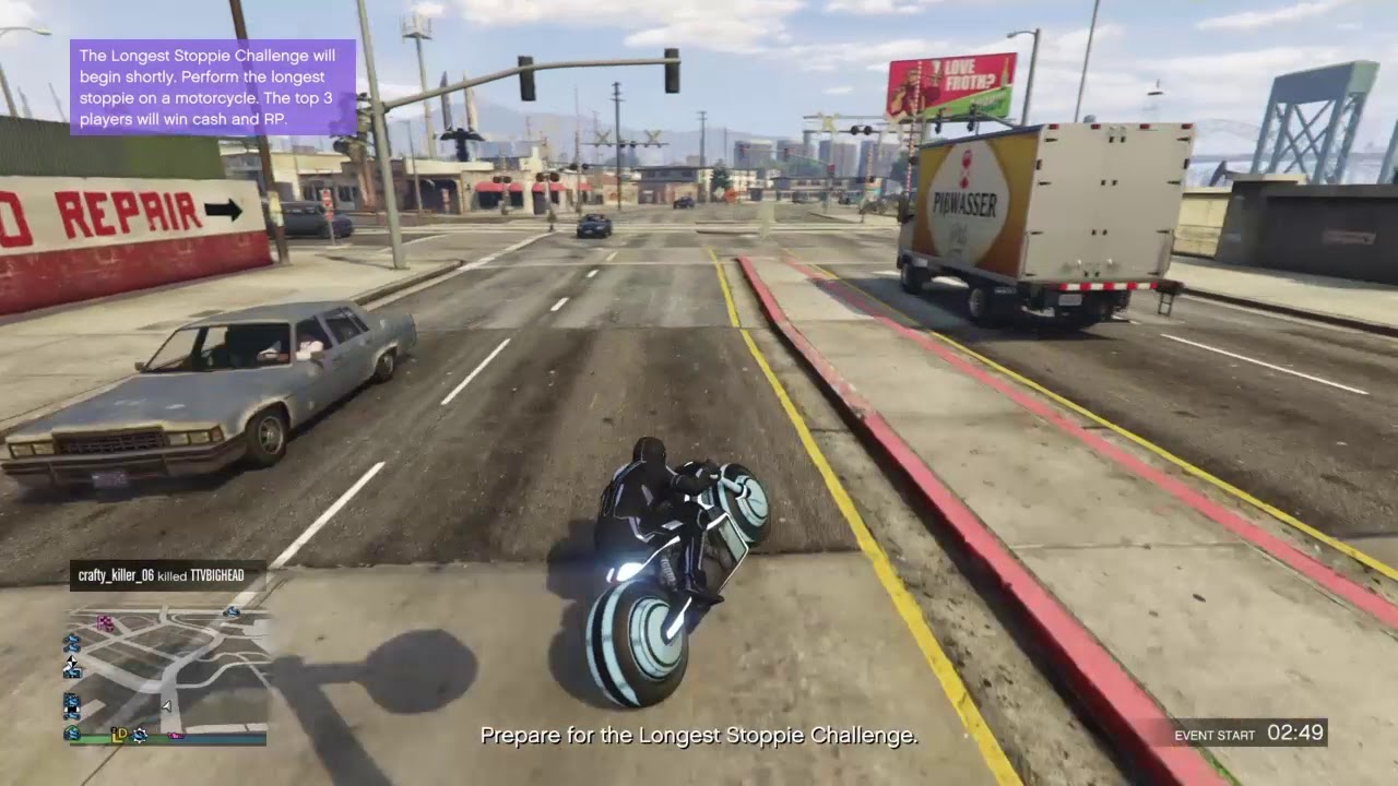 I won the tron bike at the casino!(GTA5*)