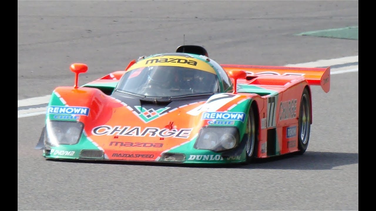 Mighty Group C cars with screaming Mazda 767B at Spa Francorchamps
