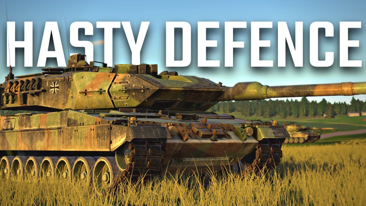 DELAYING the RUSSIAN ADVANCE of T-80s & BMP-3s with Leopard 2A6s