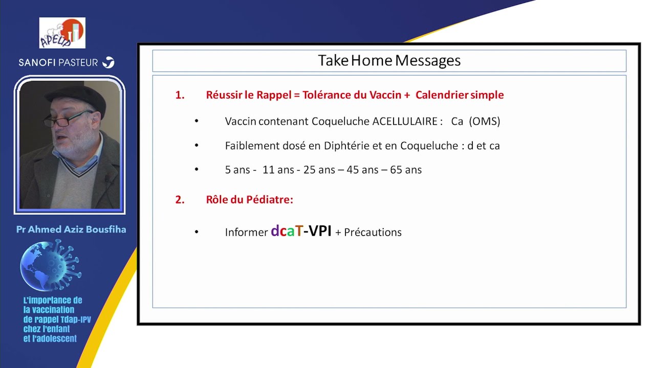 L'importance de la vaccination de rappel Tdap-IPV chez l’enfant et l'adolescent