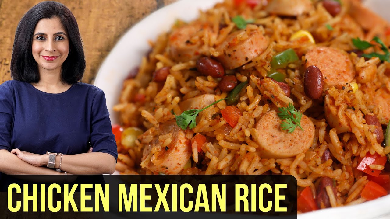Mexican Chicken Rice Recipe | How To Make Mexican Rice | Arroz Con Pollo | One Pot Meal By Tarika