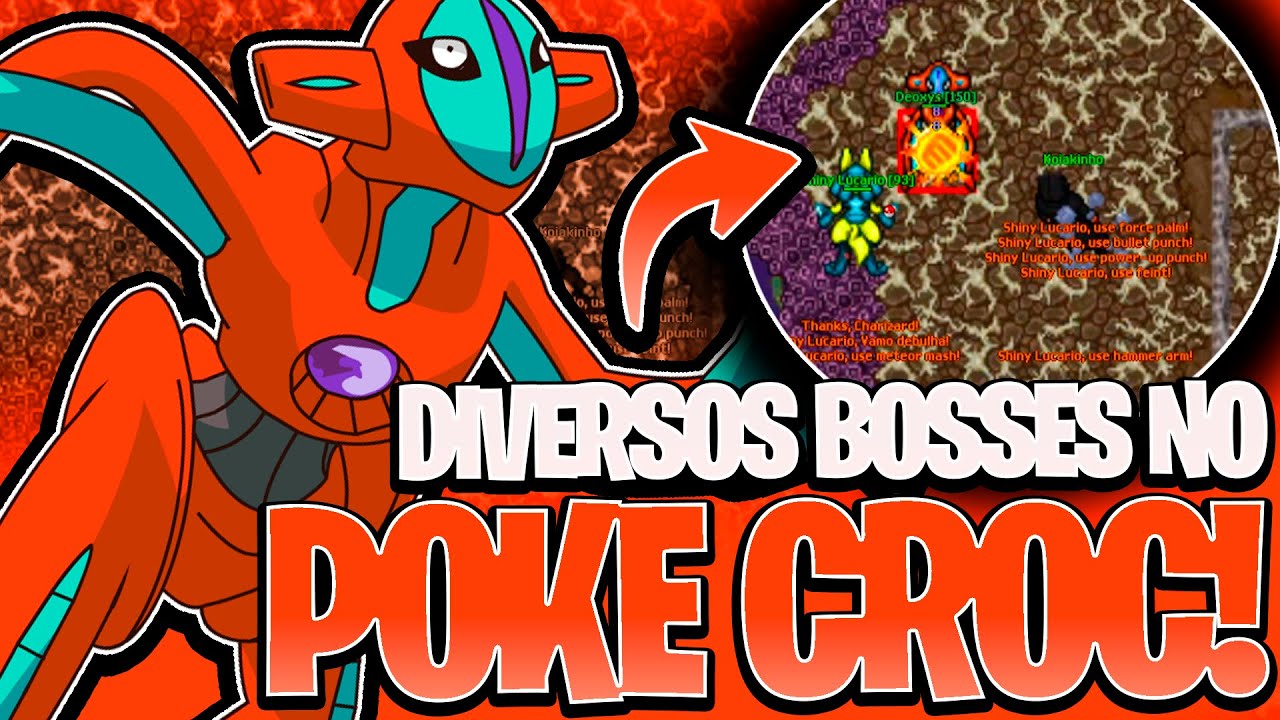 I FELL 5 BOSSES IN THIS VIDEO! 😍😎 DAILY BOSS, ONE EVERY HOUR AND MORE! POKE CROC! #20 POKETIBIA M...