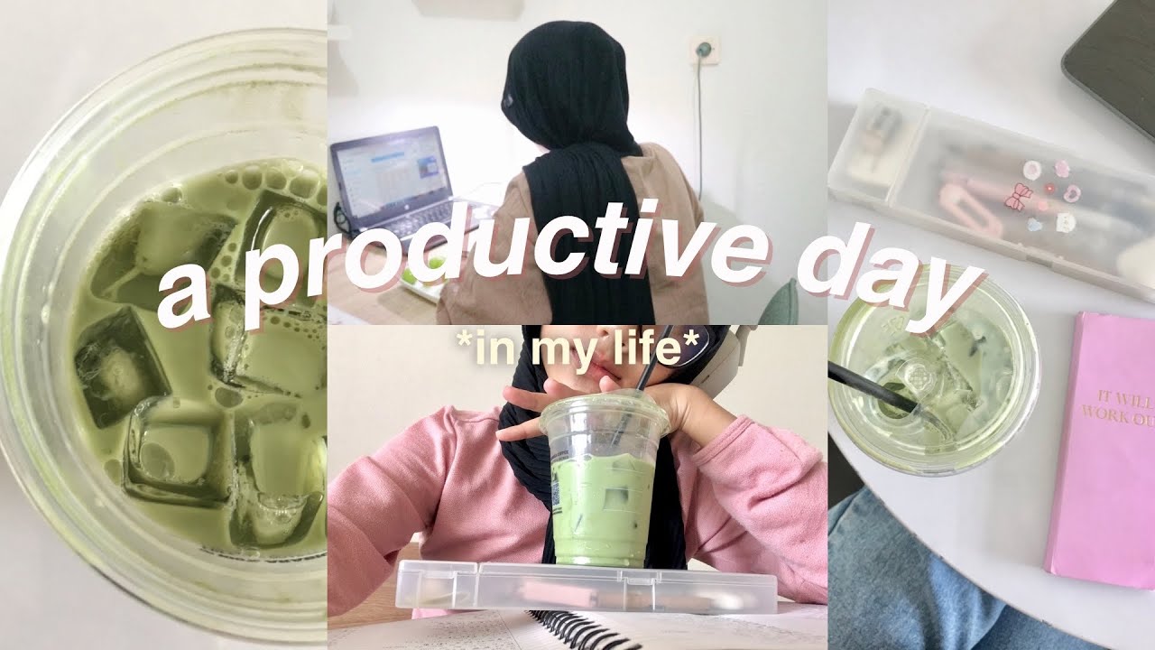 PRODUCTIVE DAY IN MY LIFE!📚 study from cafe, what i eat, notetaking (study motivation)