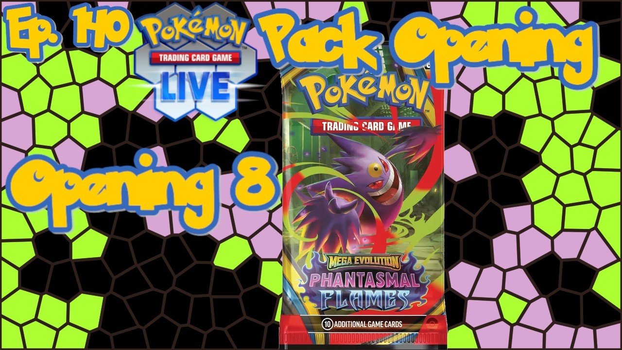 The Sharp Lotad By The Ponds Edge - Opening 8 Phantasmal Flames Packs - TCG Live Ep. 140 #Pokemon