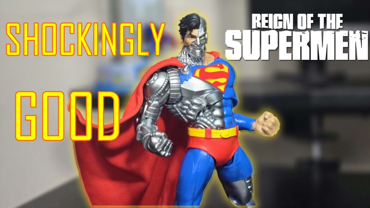 THIS FIGURE SUPRISED ME | McFarlane Cyborg Superman Review