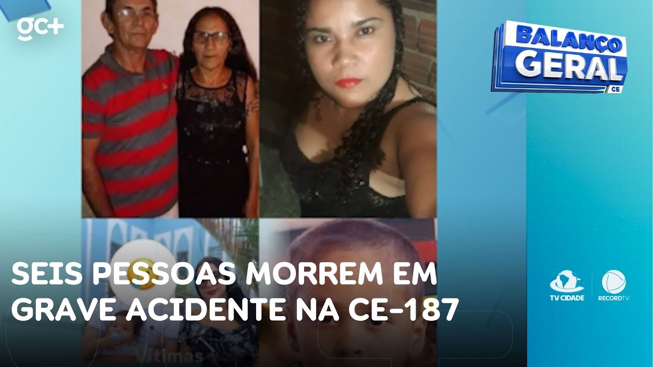 Seis pessoas, entre elas uma grávida e da mesma família, morrem em grave acidente | Balanço Geral CE