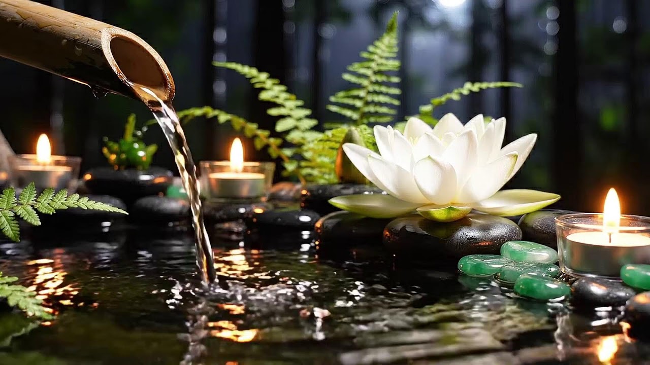 Healing Piano + Water Sounds 🌿 Deep Sleep Music for Calm Mind & Body