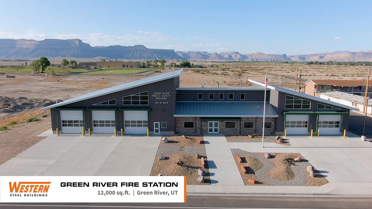 Green River Public Safety Building | Project Spotlight | Western Steel Buildings