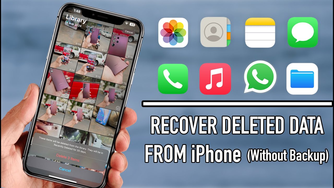 How to Recover Deleted Photos, Videos, or Messages from iPhone (Without Backup) 2025