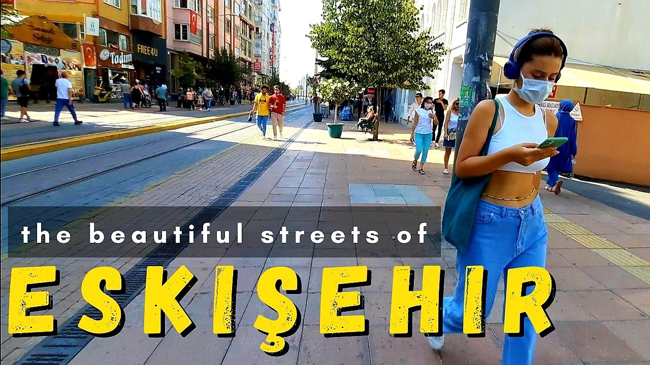 ESKIŞEHIR TURKEY || A Beautiful & Quiet Town || The Cave Man #awalkingtourofeskisehir #exploreturkey