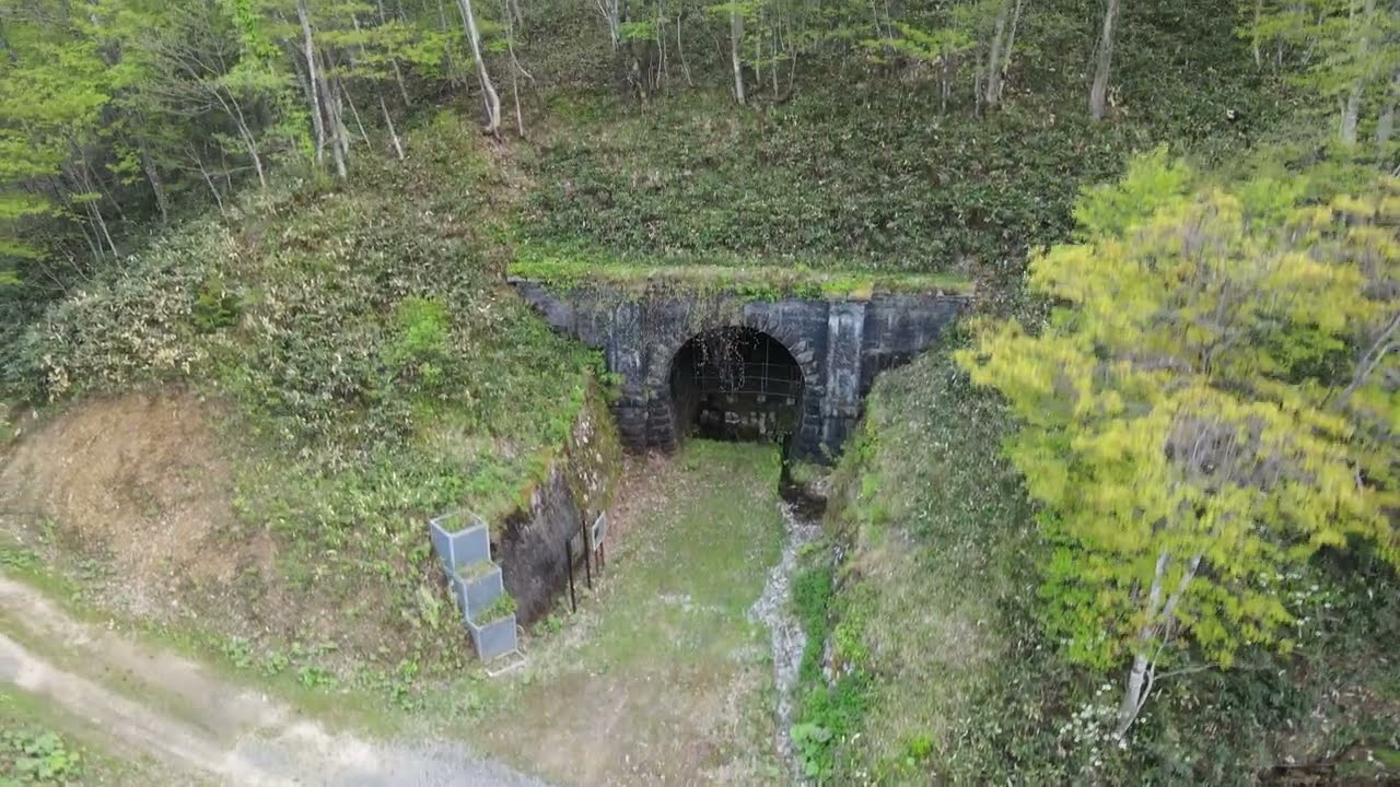 [4K]20240515 狩勝旧線（空撮）