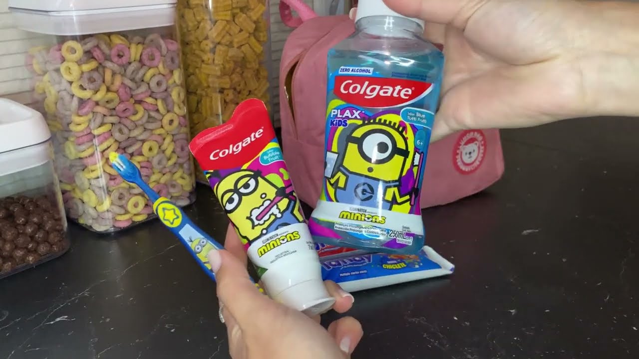 Lancheira de hoje com @colgatebrasil