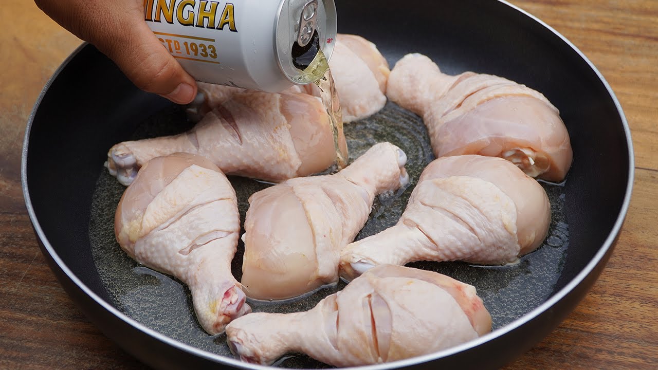 Chicken in Beer❗So tasty that you can cook chicken drumstick with beer for dinner