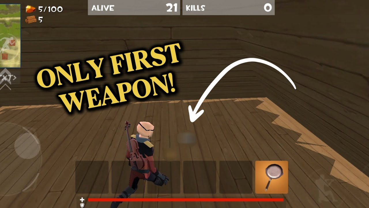 ONLY FIRST weapon challenge | Rocket Royale 