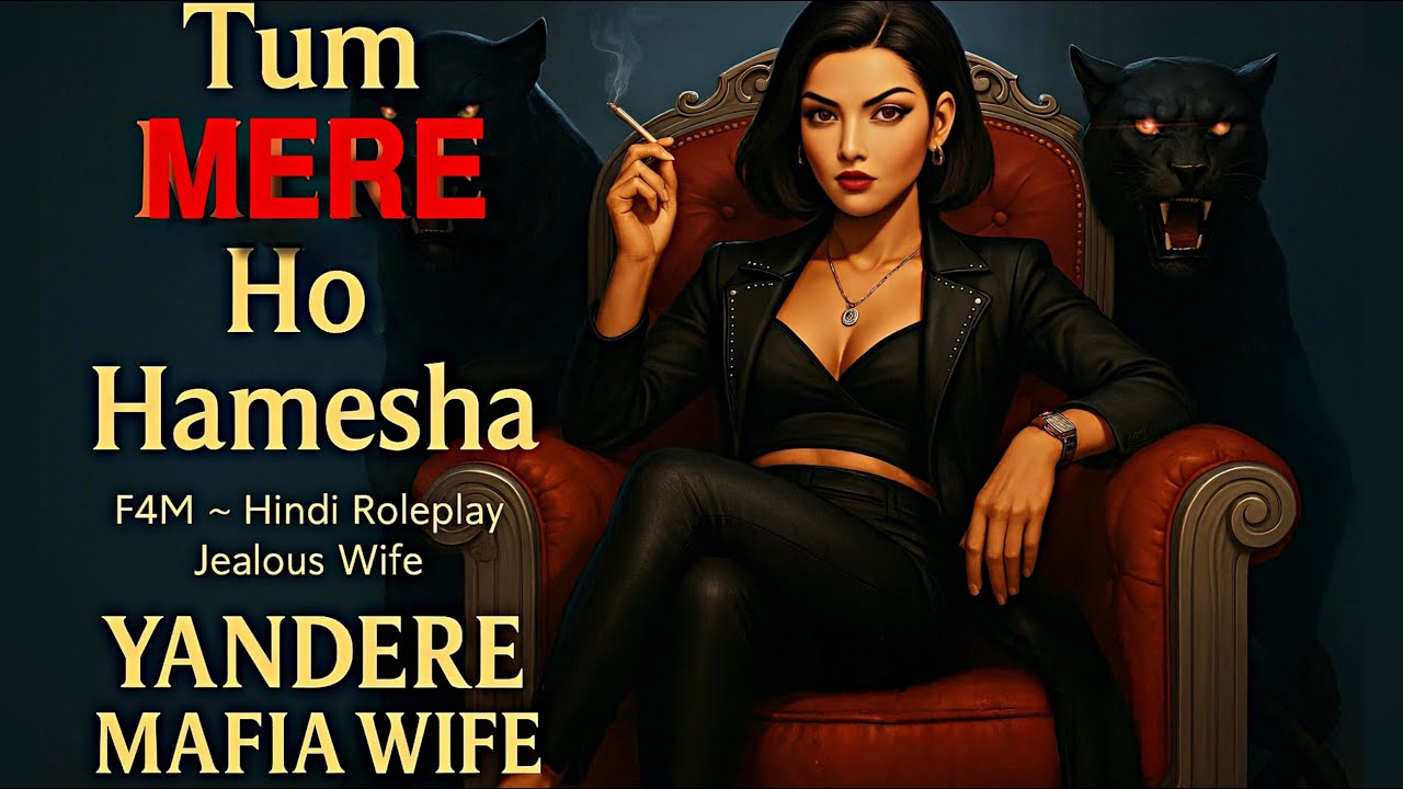 ASMR Jealous😡 Mafia Wife | Soft, Dangerous Whisper |  #asmrhindi #F4m