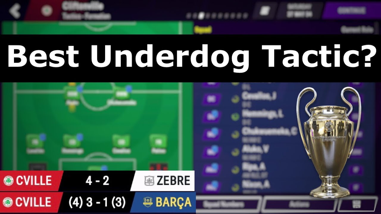 The Best Underdog Tactic in Football Manager 2021 Mobile!? | Northern Irish UCL Winners!